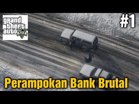PERAMPOKAN BANK DIKEPUNG POLISI | GTA 5 | PART 1