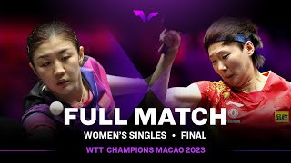 Download lagu FULL MATCH | WANG Manyu vs CHEN Meng | WS F | #WTTMacao 2023 mp3 Download lagu FULL MATCH | WANG Manyu vs CHEN Meng | WS F | #WTTMacao 2023 mp3