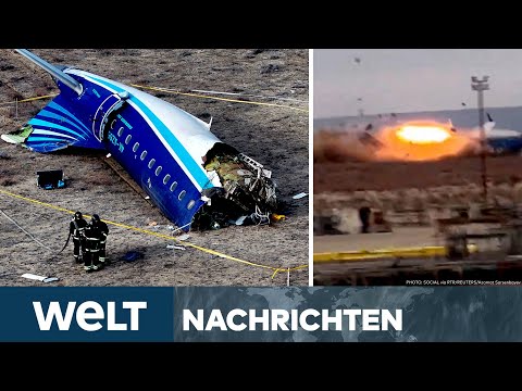 Video Thumbnail: FLUGZEUGABSTURZ: Einschusslöcher! "Einwirkung von außen!" Baku sicher - ein Russen-Abschuss I STREAM