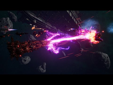 Red Corsairs vs Imperial Navy - Skalgrim Mod - Massive Battle - Battlefleet Gothic Armada 2