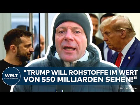 UKRAINE-KRIEG: Trump schickt US-Finanzminister nach Kiew! "Soll prüfen, wo das ganze Geld hin ist!"