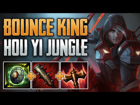 GETTING BOUNCY! Hou Yi Jungle Gameplay (SMITE Conquest)