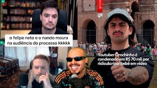 os processos mais absurdos entre youtubers