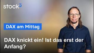 DAX Analyse am Mittag - Die Kurse rutschen! Die Lage spitzt sich zu!