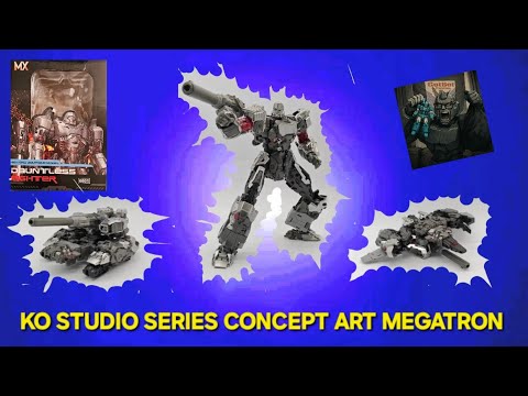 MX Dauntless Fighter KO Studio Series Concept Art Megatron - GotBot True Review NUMBER 1323