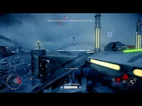 Star Wars Battlefront II Officer and Yoda on Kamino