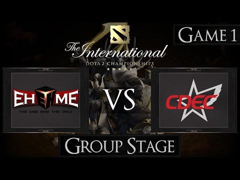 Dota 2 The International 2015 Ehome vs CDEC