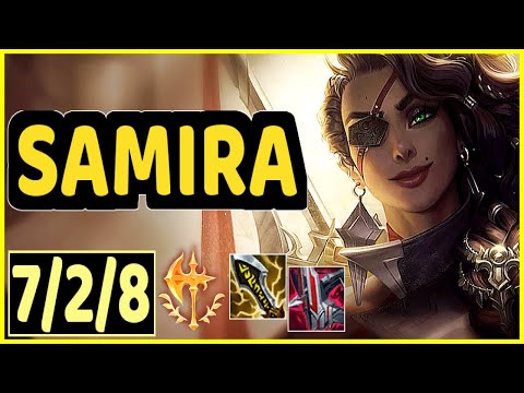 RARE7 (SAMIRA) - 7/2/8 KDA BOTTOM ADC GAMEPLAY - OC Ranked DIAMOND