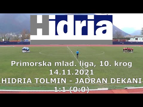 U19 HIDRIA Tolmin - Jadran Dekani 1:1 (1:1), Primorska mlad. liga, 10. krog, 14.11.2021