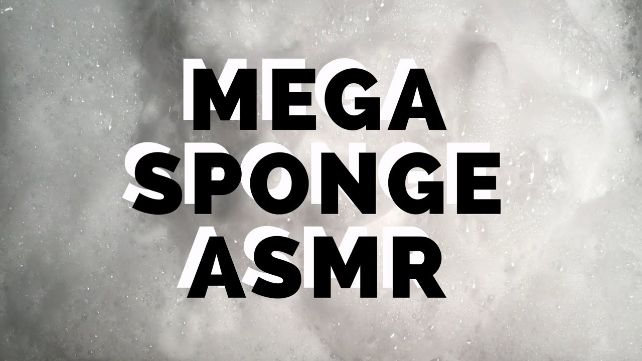 Sponge ASMR | Water Sounds | Soapy Squeezing