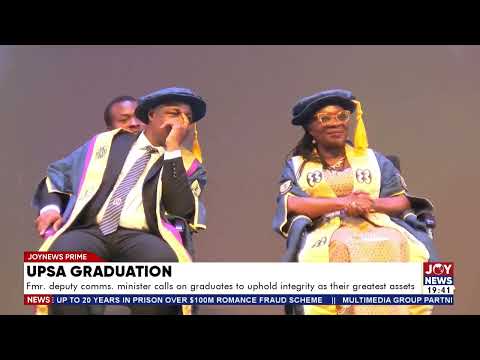 Fmr deputy communications Minister calls on graduates to uphold integrity as their greatest assets.