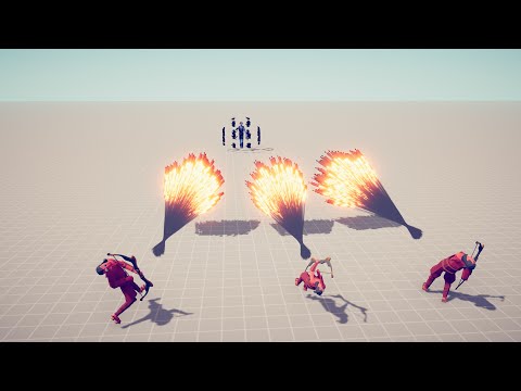 DARK PEASANT vs 3x EVERY GOD - Totally Accurate Battle Simulator TABS