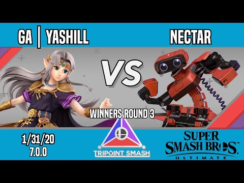 Tripoint Smash 95 - Winners Round 3 - GA | Yashill(Zelda) Vs. Nectar(ROB)
