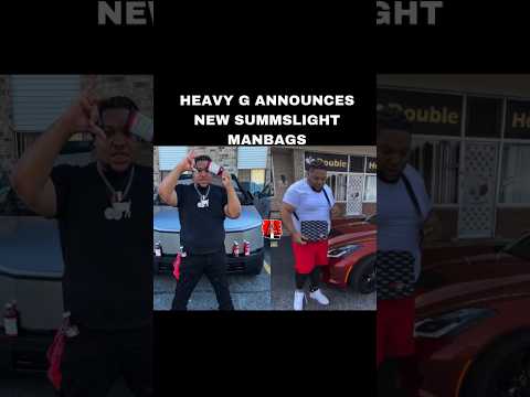 #HeavyG announces new manbags #trendingrapper #viral #shorts #fyp