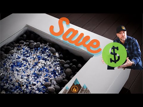 Save Hundreds on Fire Glass! - The (NEW & IMPROVED) Lava Rock Trick