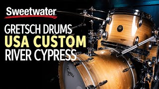 Video thumbnail for Gretsch Drums USA Custom Rock River Cypress 4-piece Shell Pack Demo by Sweetwater