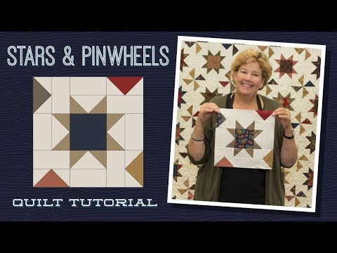 Make a Stars & Pinwheels Quilt with Jenny Doan of Missouri Star! (Video Tutorial)