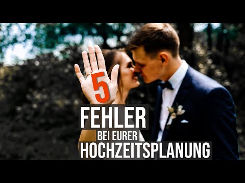 VERMEIDET diese 5 FEHLER bei eurer Hochzeitsplanung