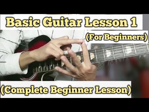 Basic Guitar Lesson 1 for Beginners (Easy Way to Learn Guitar)