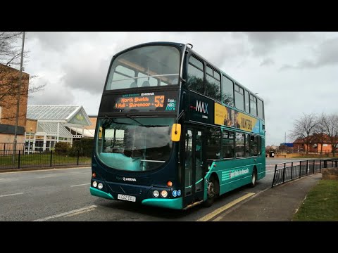 EX VLW BEAST: Route 23 | LG52DDJ/7410 - Arriva North East: Volvo B7TL/Wright Eclipse Gemini 1