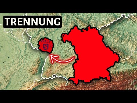 Why did the Palatinate separate from Bavaria?