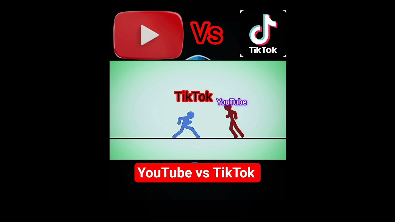 YouTube vs TikTok#short #shorts #youtube #tiktok
