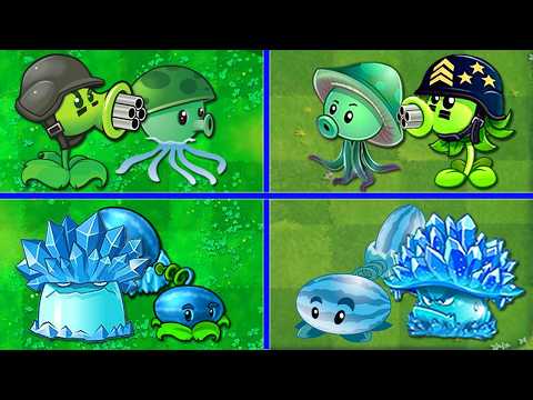 Random 15 Pair Plants PVZ 1 vs PVZ 2 - Which Team Plant Will WIn?