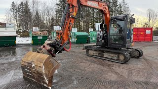 Hitachi 2021 Hitachi X85US-6 Beltegraver - Rototilt R3 - S50 - Smalskuff midi excavator for sale - Image 4 | Machineryline AU Hitachi 2021 Hitachi X85US-6 Beltegraver - Rototilt R3 - S50 - Smalskuff midi excavator | Image 4 - Machineryline