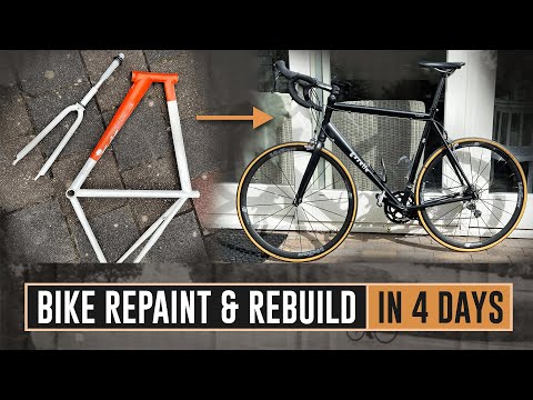 4 DAY BIKE RESTORATION - Gazelle Vuelta | REPAINT & REBUILD