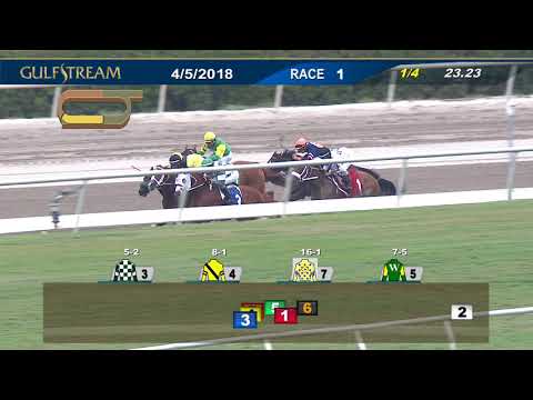 Gulfstream Park Carrera 1 - 5 de Abril 2018