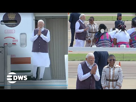 GRAND WELCOME: PM Modi’s Historic Arrival in South Africa | G20 Summit 2025 Highlights | AQ1Z