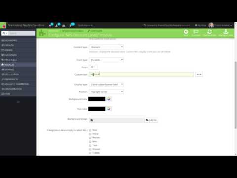NPS Modules : NPS Discount labels 4.0 for Prestashop