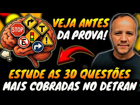 DETRAN 2025 Mock Exam Updated 30 most frequently asked questions