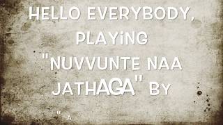 Nuvvunte Naa Jathaga piano cover........ Samarth Gollapudi