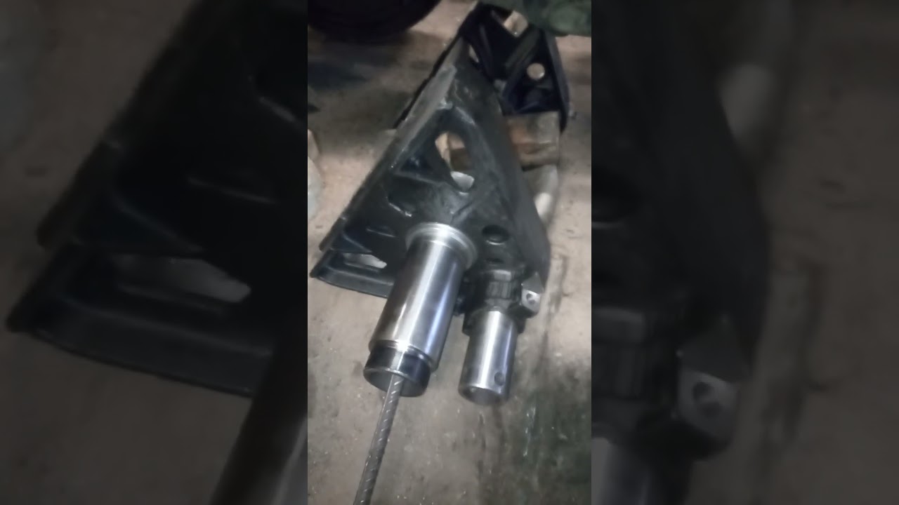 Замена оси балансира на Камазе