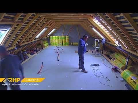 Aménagement de combles non-aménageables // Fermettes en W bois