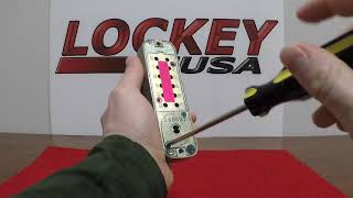 How To Install The Lockey M210 Series Mechanical Keyless Deadbolt Lock With EZ Plates