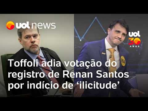 Toffoli adia votação sobre o registro da candidatura de Renan Santos por início de ‘ilicitude’