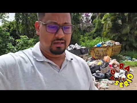 VEREADOR RONI BOI DETONA A SECRETARIA DO POUCO AMBIENTE E O MINI LIXÃO DA LARANJEIRA