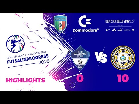 [HL] Futsal In Progress 25 - UNDER 11 GIRONE D: VALLERANO FUTSAL (C) vs FUTSAL BISSUOLA 1987