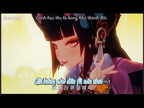 [Karaoke] Genshin Impact  - Thần nữ hủy diệt -- 原神 《神女劈观》伴奏 [Vietsub Pinyin Kara] by Sanemi