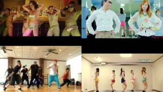 LMFAO Vs PSY  (Sexy and I Know It Vs Gangnam Style)