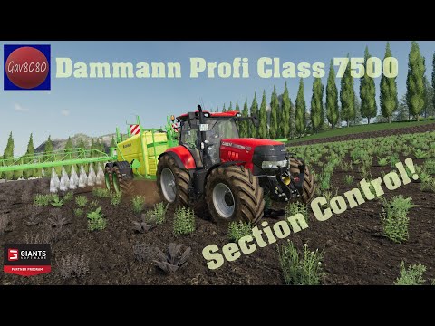 Dammann Profi Class 7500 Section Control - Farming Simulator 19 Mod Review