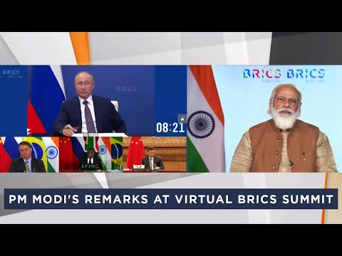 PM Modi's remarks at virtual BRICS summit