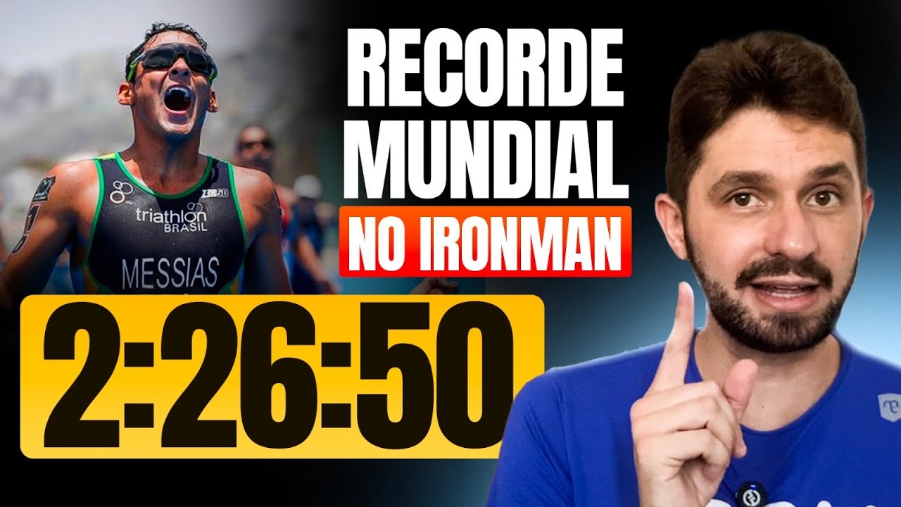 ATLETA BRASILEIRO BATE RECORDE MUNDIAL DA MARATONA NO IRONMAN BRASIL