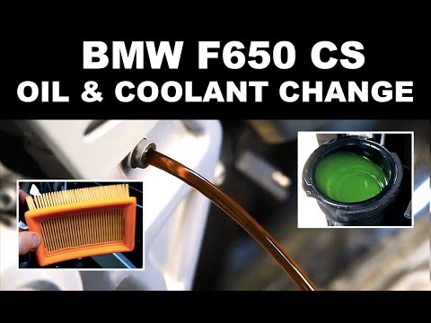 Thumbnail for BMW F650CS Scarver Oil and Coolant change by BMW F650CS
