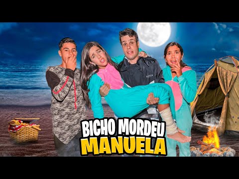 AN ANIMAL BIT MANU AT CAMP