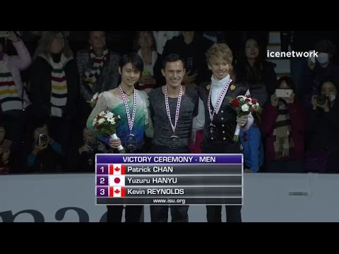 2016 Skate Canada International MEN VICTORY CEREMONY