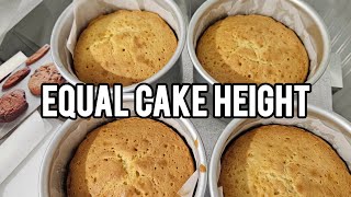 How to get PERFECTLY EVEN CAKE LAYERS all the time. #vlogmas #cakebusiness #homebaker