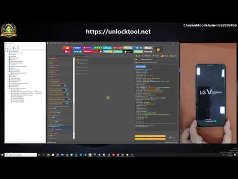 LG V50 ThinQ LM-V500N Erase FRP One Click By UnlockTool via Test Point EDL 9008 - 25.9.2021